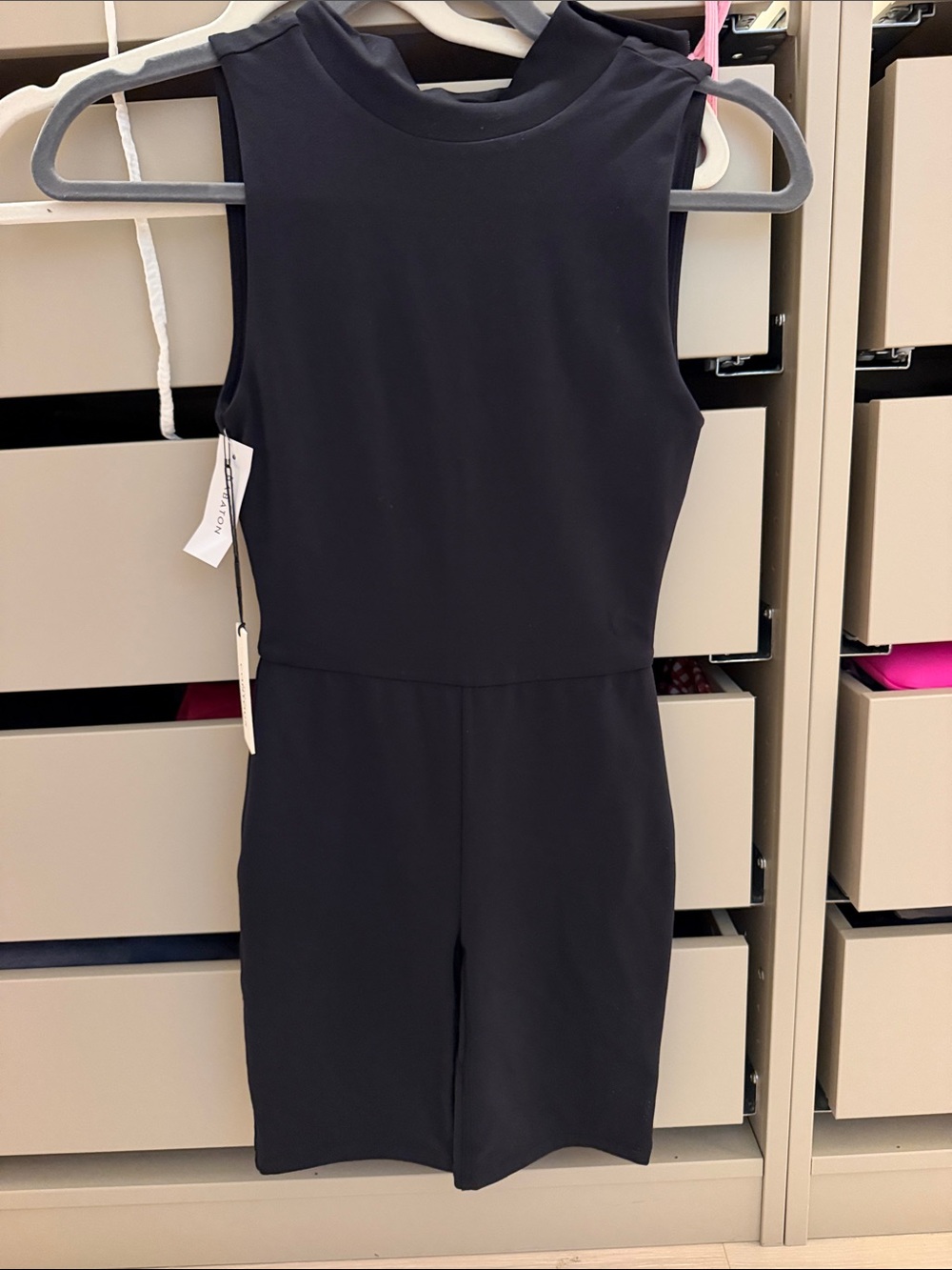 Aritzia Babaton Black Romper - Women Pants & Jumpsuits